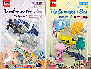 Zestaw gumek UNDERWATER SEA