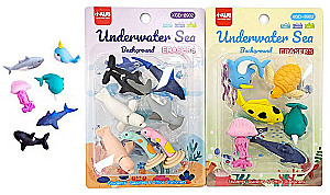 Zestaw gumek UNDERWATER SEA