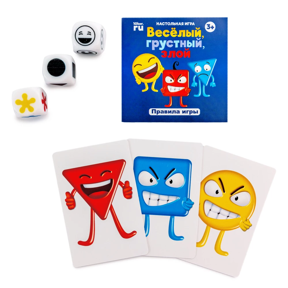 Board Game Happy, Sad, Angry