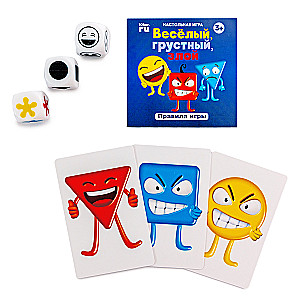 Board Game Happy, Sad, Angry