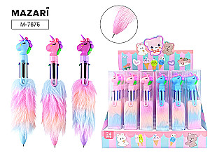 Automatic Ballpoint Pen PLUSH UNICORN
