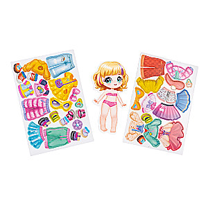 Magnetic Dress-up Game. Alice
