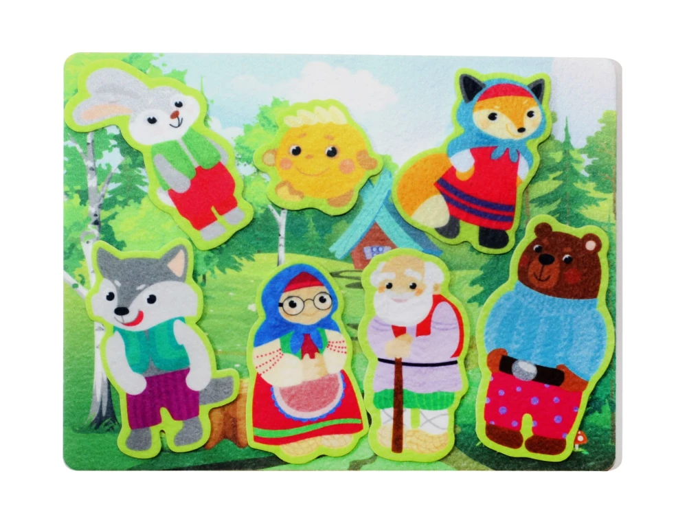 Felt Theater with Velcro Kolobok
