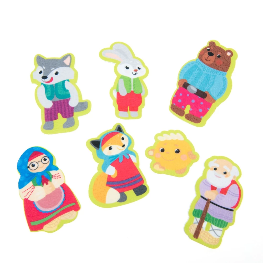 Felt Theater with Velcro Kolobok