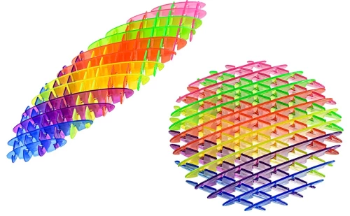 Stress Relief Toy Grid 24 cm, Multicolored