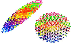 Stress Relief Toy Grid 24 cm, Multicolored