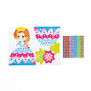 3D Creative Set with Rhinestones Princess 3