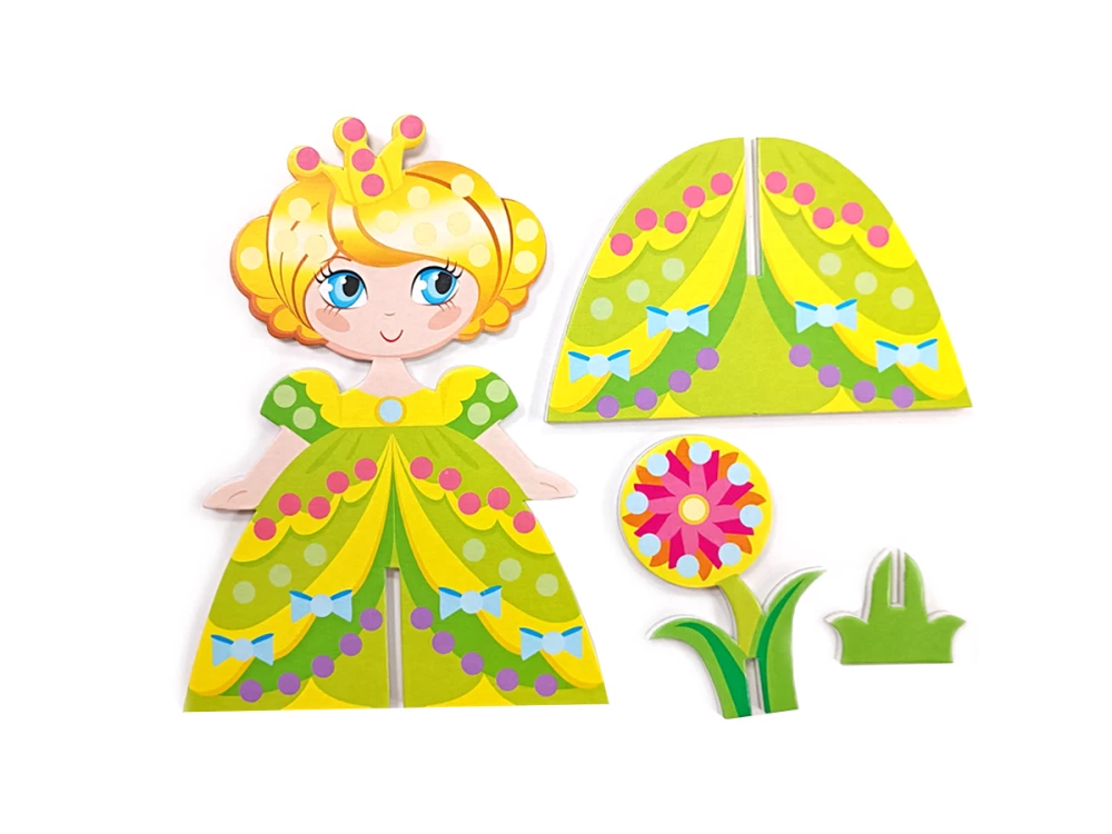 3D-nauda radošumam no pērlītēm Princese 1