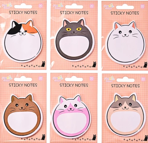 Sticky Notes 75x80 mm Cats