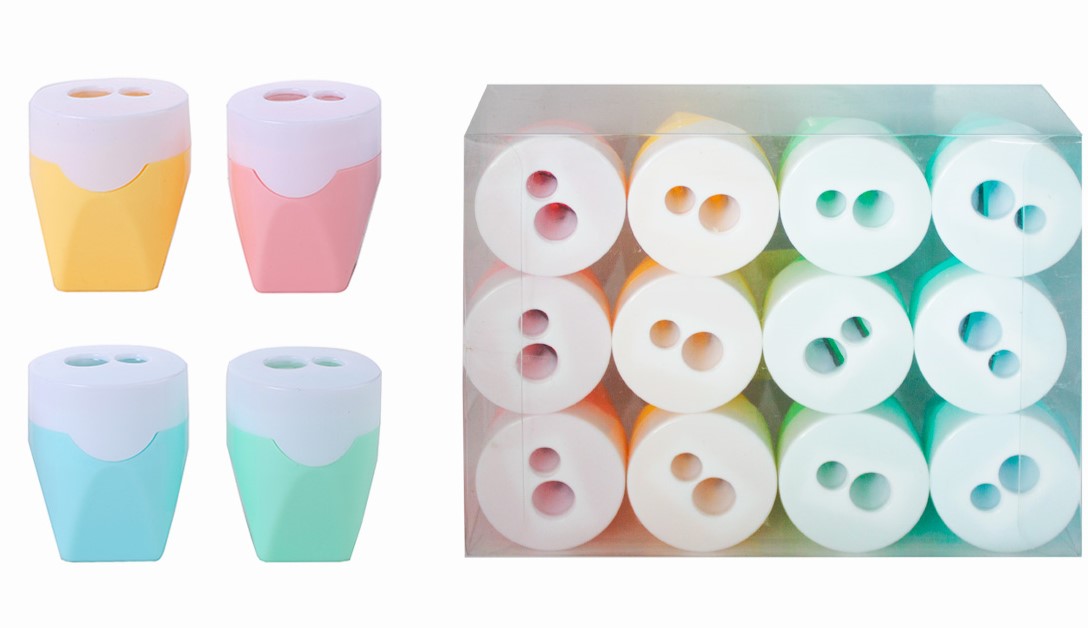 Plastic Sharpener - 0CUP, assorted