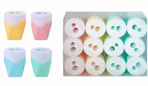 Точилка пластиковая - 0CUP, в ассортименте