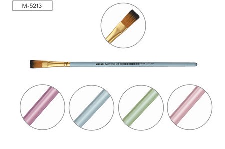 Pędzel artystyczny, syntetyczny, nr 5, płaski