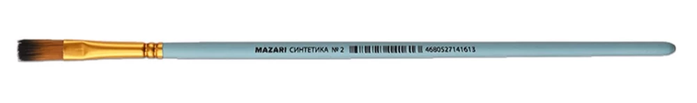 Pędzel artystyczny, syntetyczny, nr 2, płaski