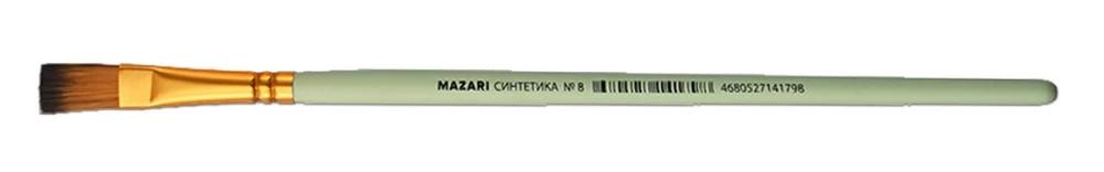 Pędzel artystyczny, syntetyczny, nr 8, płaski