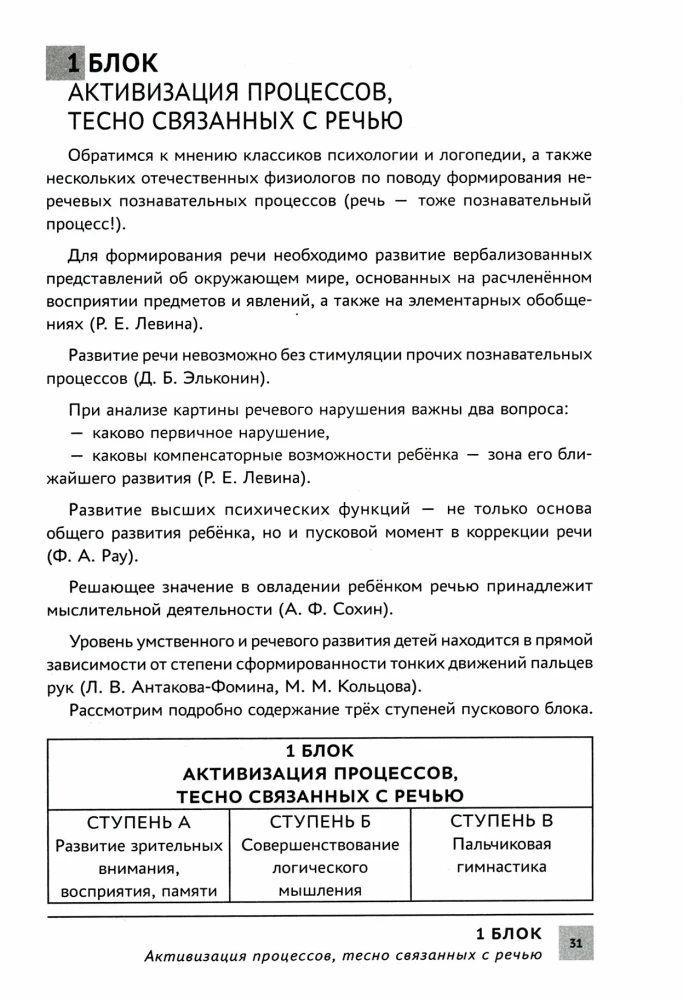 System of Speech Therapy Work with Nonverbal Children