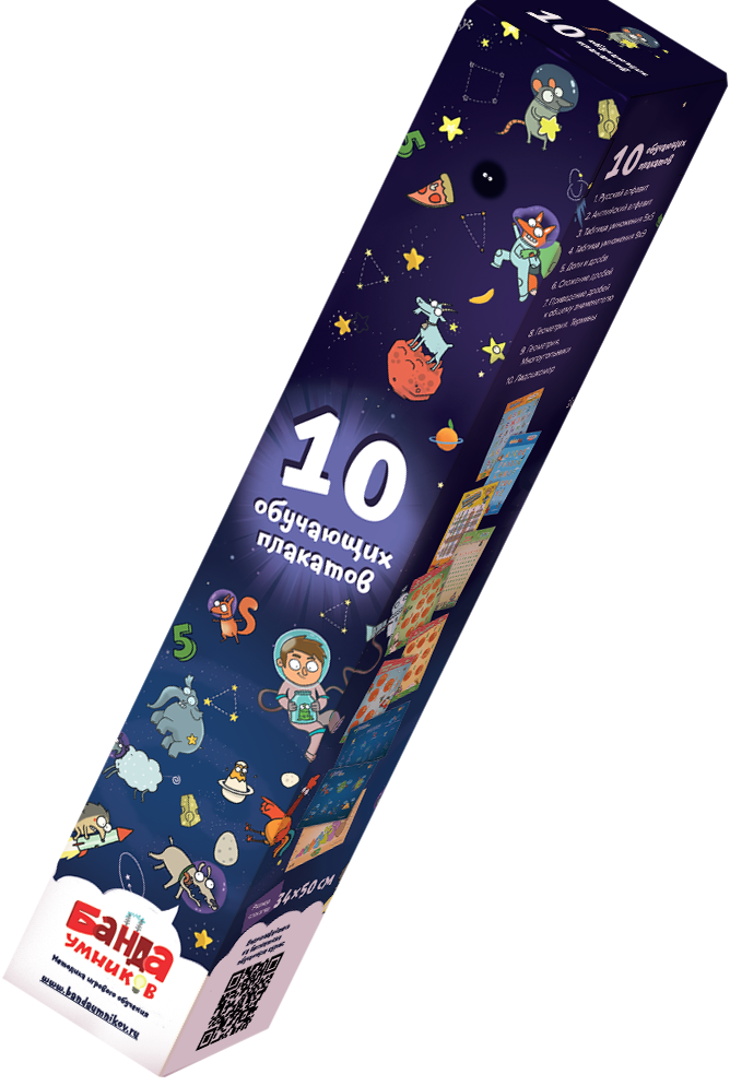 Educational Set of 10 Posters