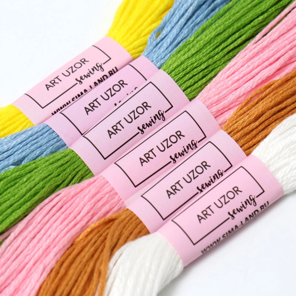 Mouliné Thread Set No. 16, 8 ± 1 m, 6 pcs