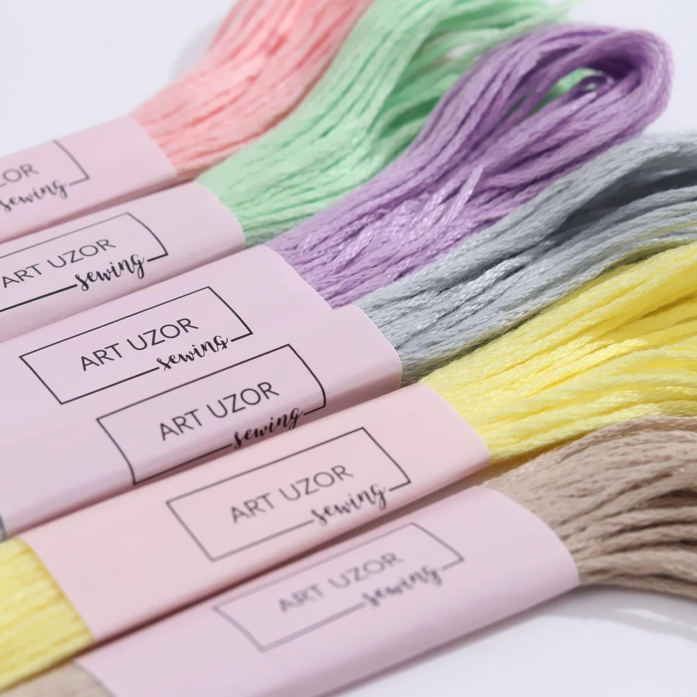 Mouliné Thread Set No. 11, 8 ± 1 m, 6 pcs