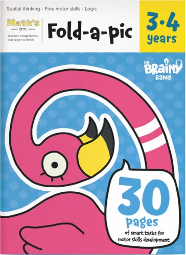 Workbook with Developmental Tasks Fold-a-pic (ENG). 3-4 years