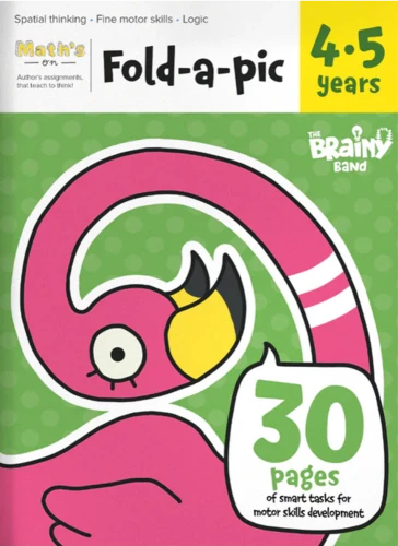 Notebook with Developmental Tasks Fold-a-pic (ENG). 4-5 years