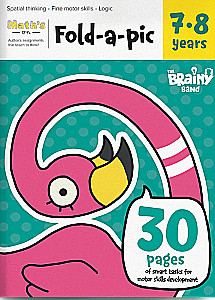 Notebook with Developmental Tasks Fold-a-pic (ENG). 7-8 years