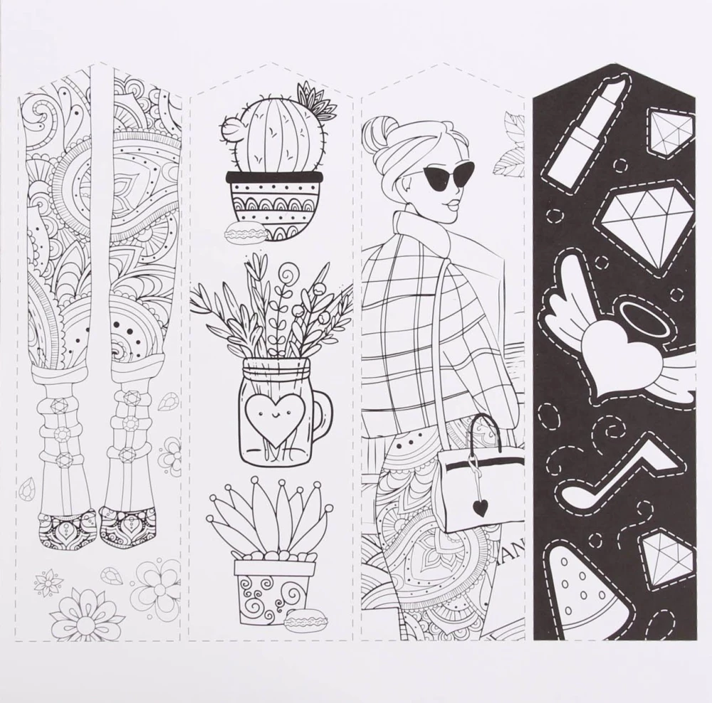 Coloring Book - Anti-Stress Insta-girl