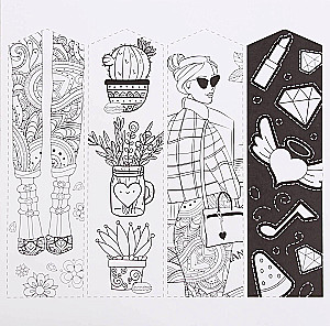 Coloring Book - Anti-Stress Insta-girl