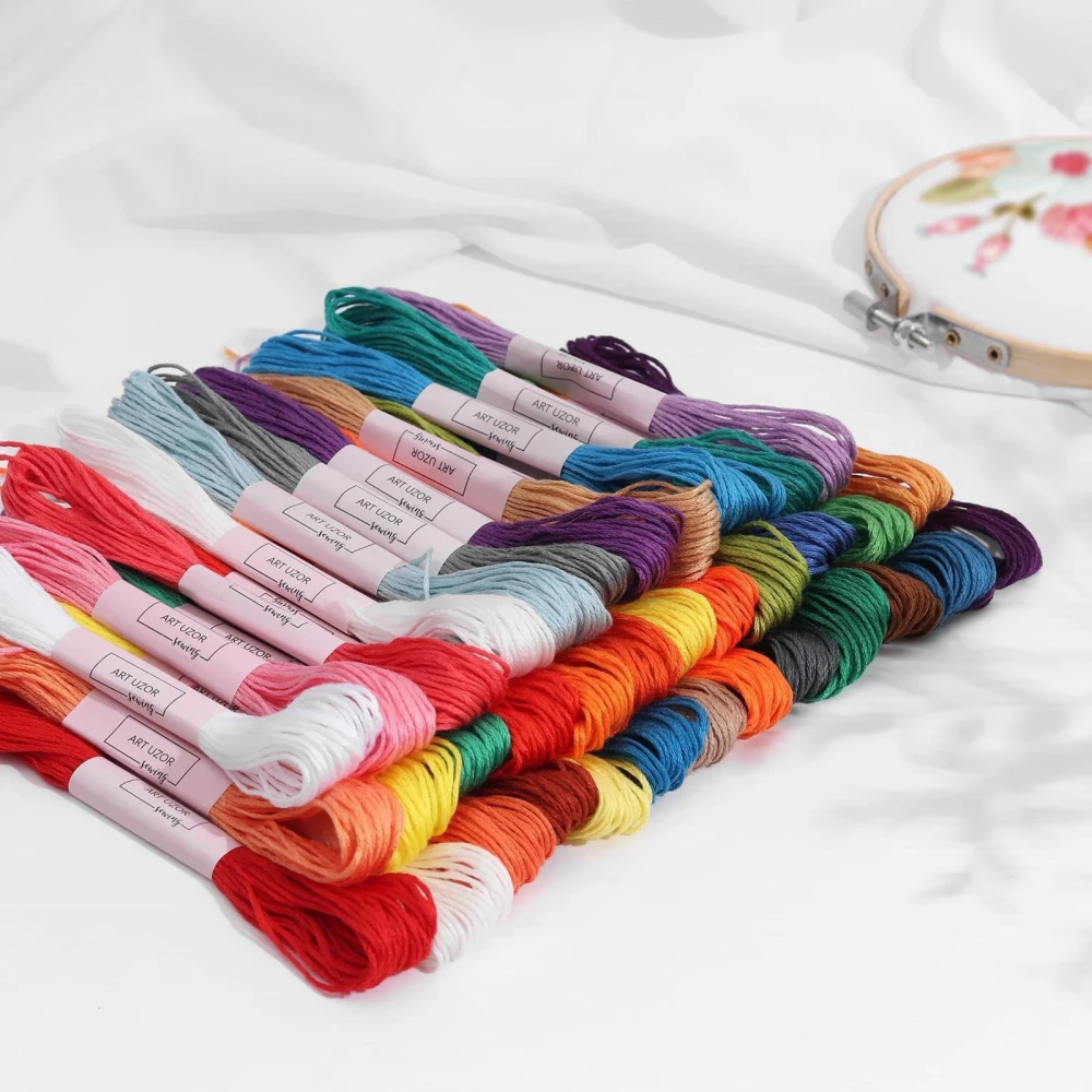 Mouliné thread set No. 17/18/19, 8 ± 1 m, 36 pcs