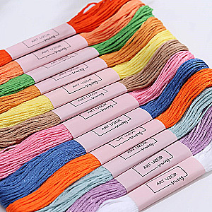 Mouliné thread set No. 17, 8 ± 1 m, 12 pcs