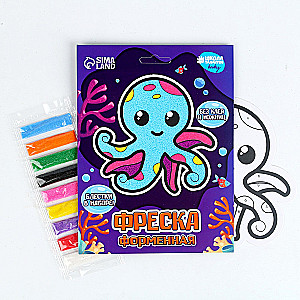Figural Mosaic Octopus