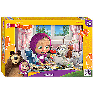 Puzzle Masha and the Bear