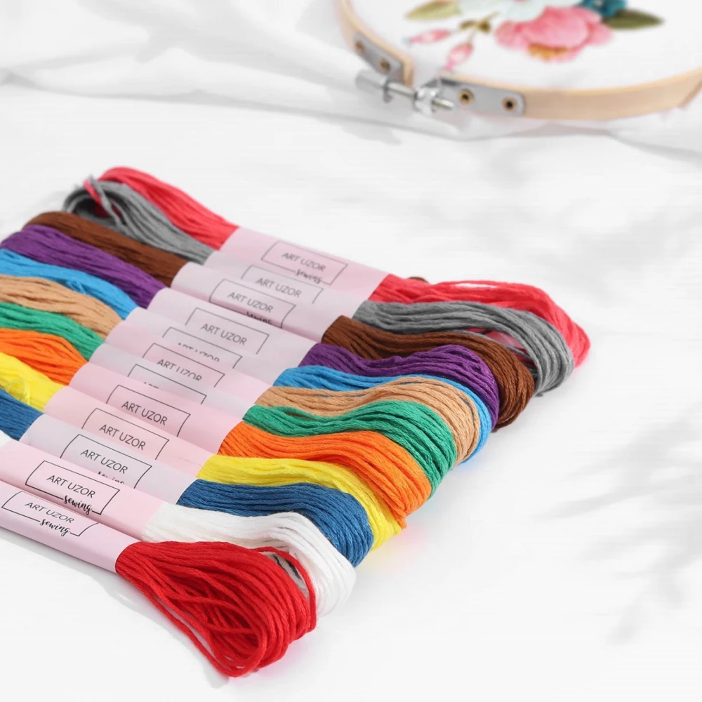 Floss Set Mouline No. 19, 8 ± 1 m, 12 pcs