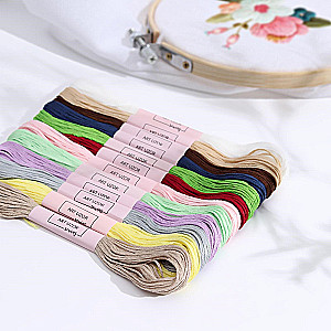 Embroidery Floss Set No. 11/12, 8 ± 1 m, 12 pcs