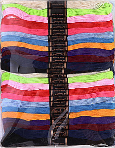 Moulin thread set, 8 ± 1 m, 100 pcs, color MIX