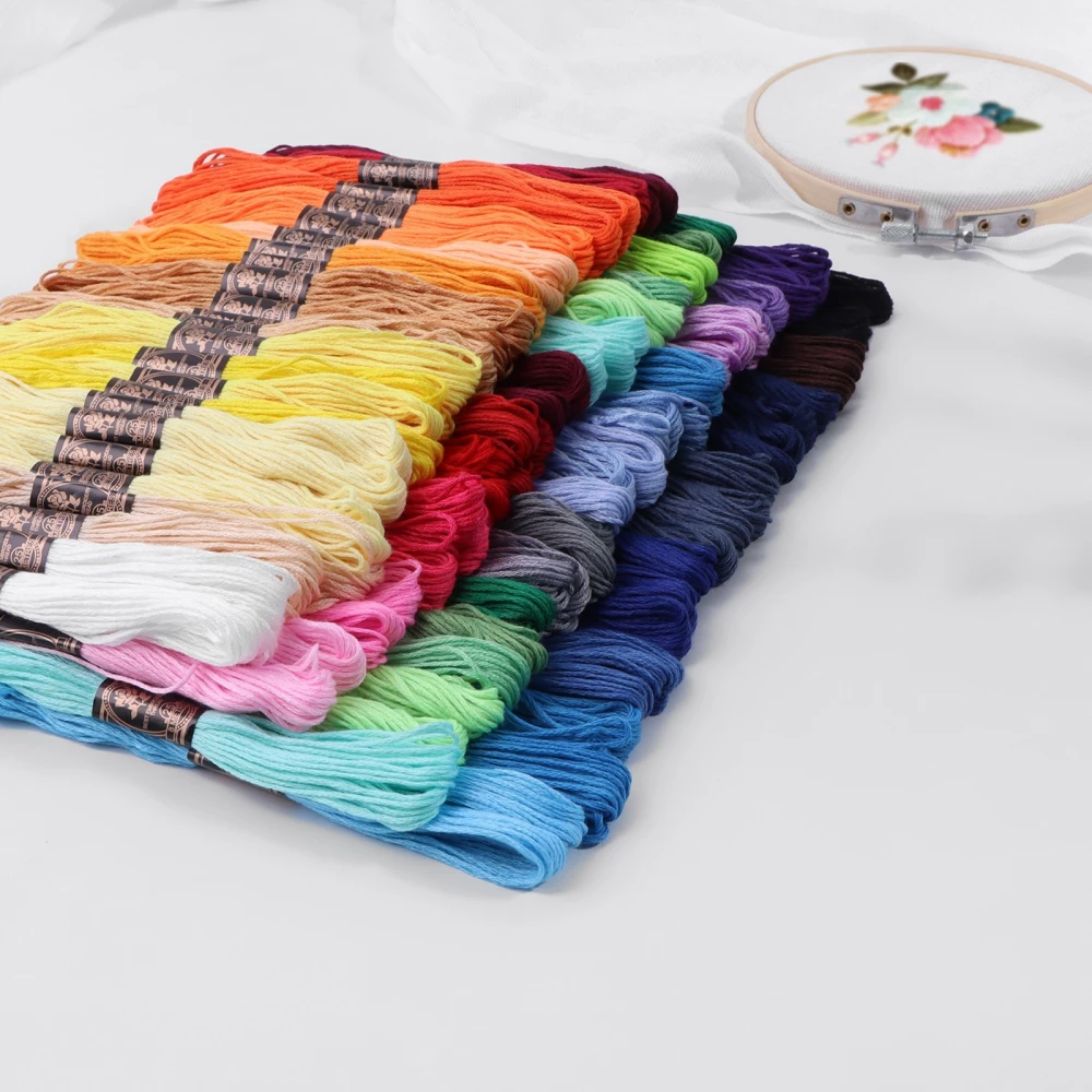 Moulin thread set, 8 ± 1 m, 100 pcs, color MIX