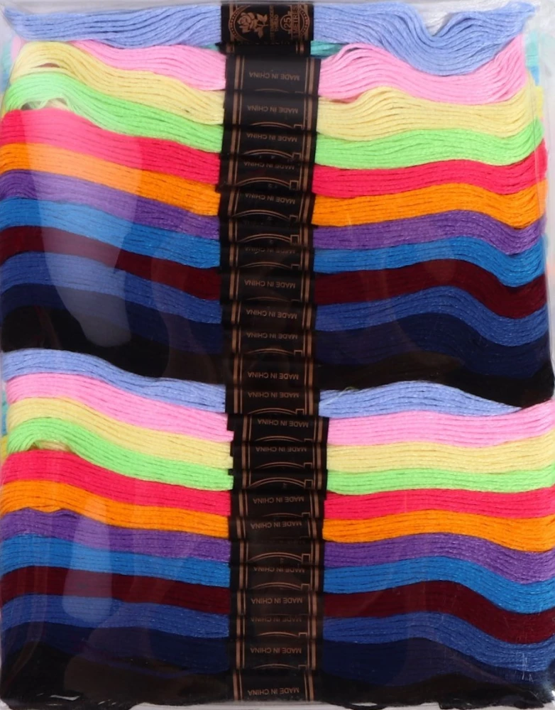 Embroidery Floss Set, 8 ± 1 m, 50 pcs, Mixed Color
