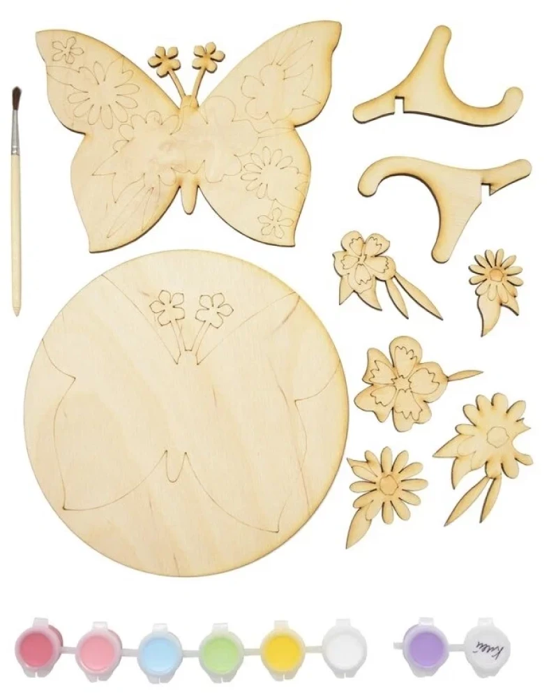 3D Picture Flower Butterfly