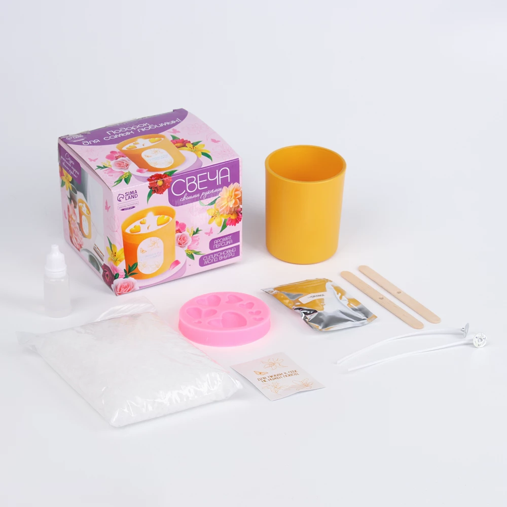 Candle Making Set with Molding Elements