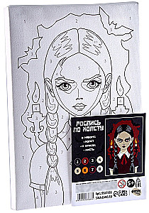 Paint by Numbers Girl with Candles