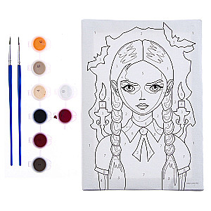 Paint by Numbers Girl with Candles