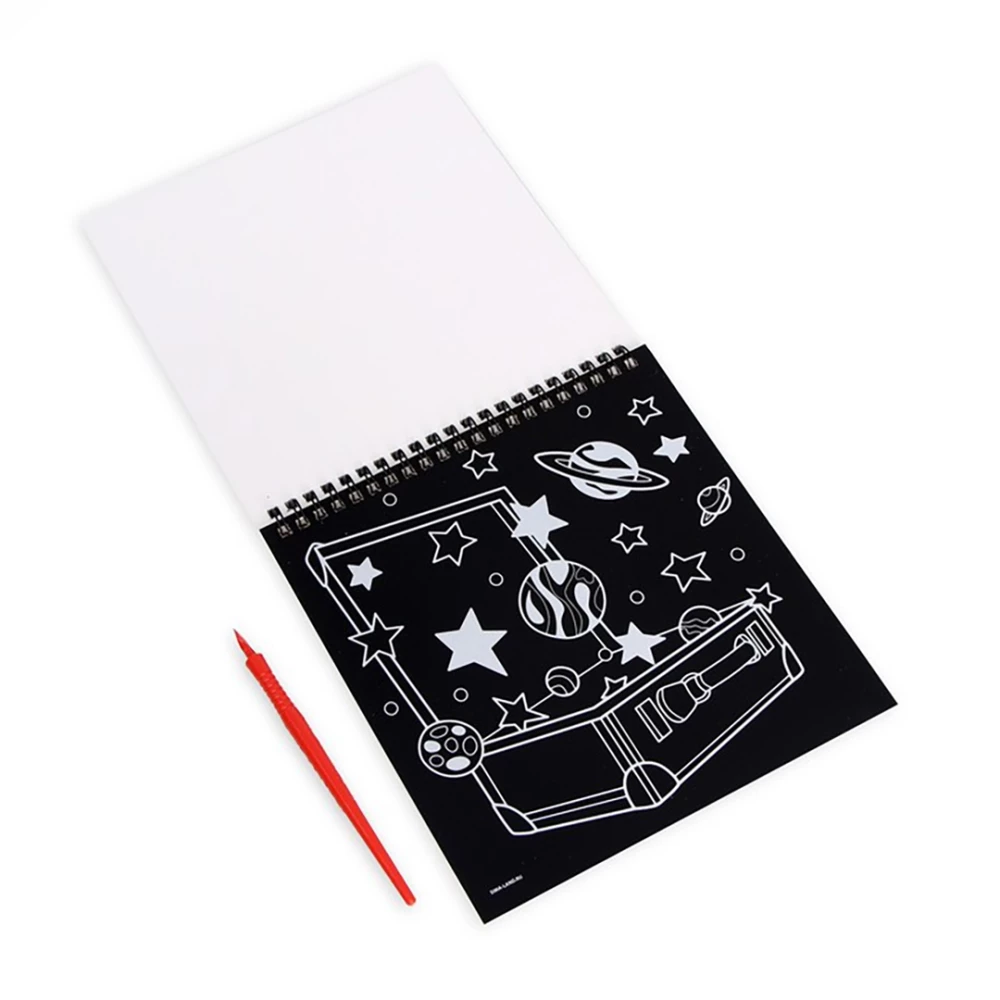 Notebook Engraving-Coloring Space