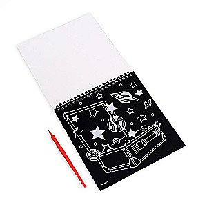 Notebook Engraving-Coloring Space