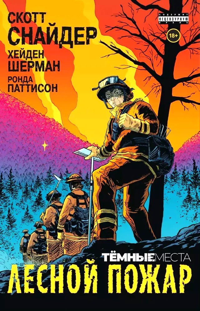 Ciemne miejsca. Leśny pożar