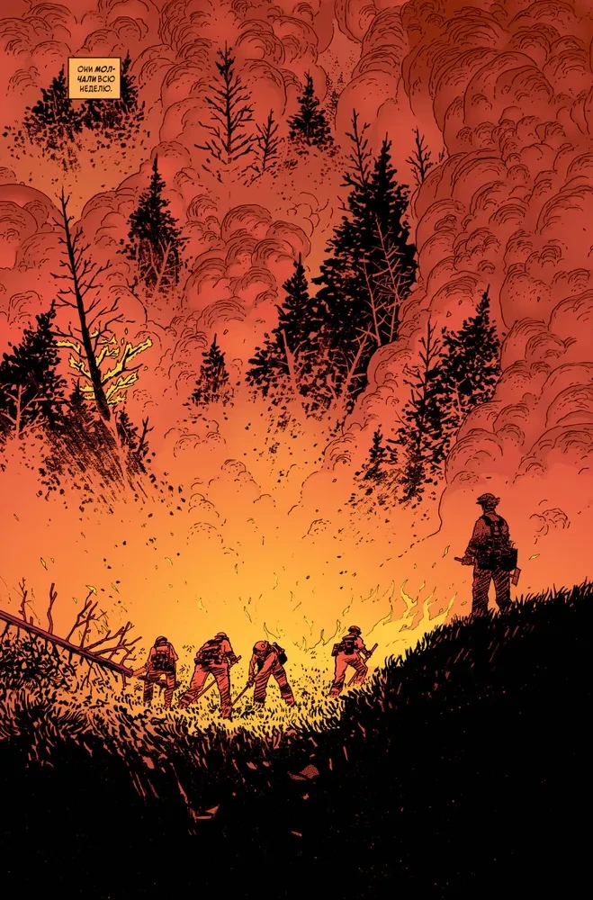 Dark Places. Forest Fire