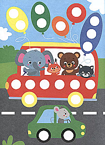 Nursery. Sticker Circles. Truck. Issue 4