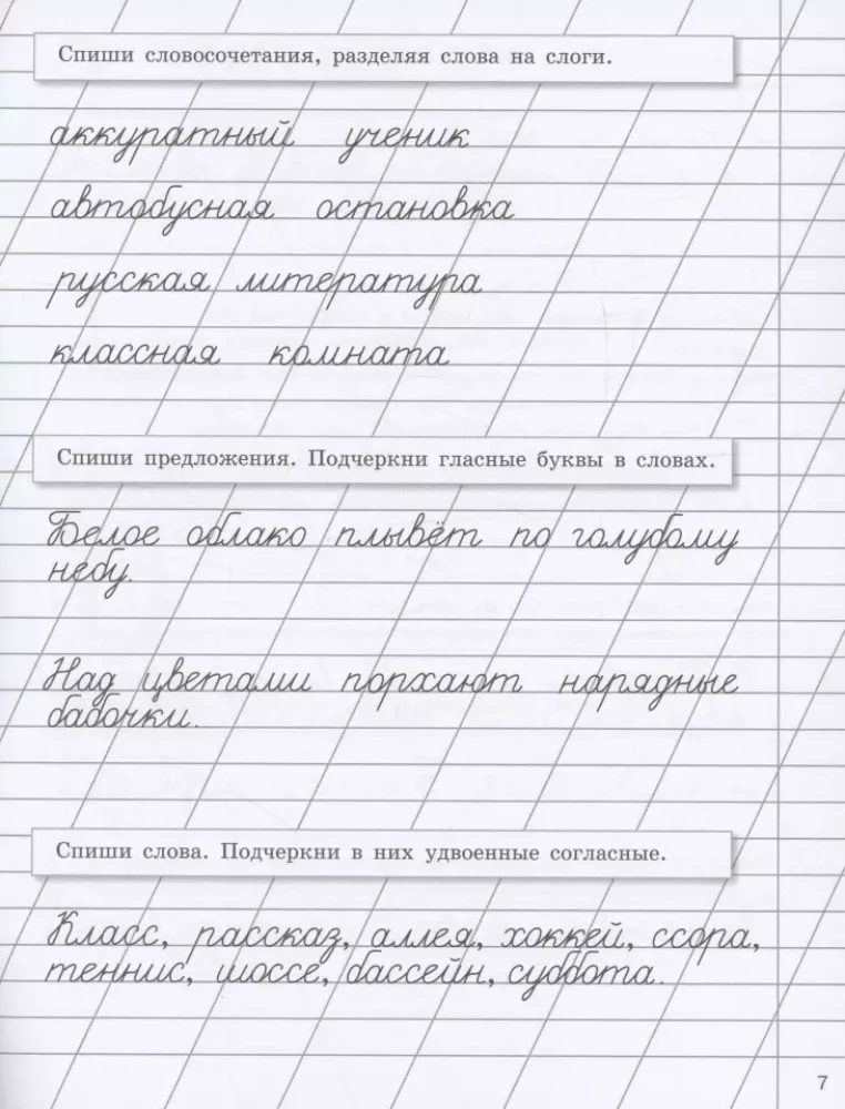 Writing Practice During Vacation with Spelling Exercises. 2nd Grade