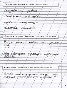 Writing Practice During Vacation with Spelling Exercises. 2nd Grade