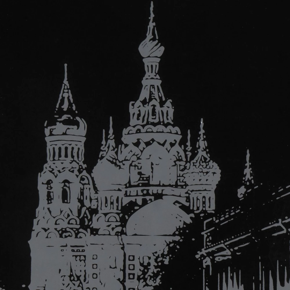 Scratching Church of the Savior on Spilled Blood