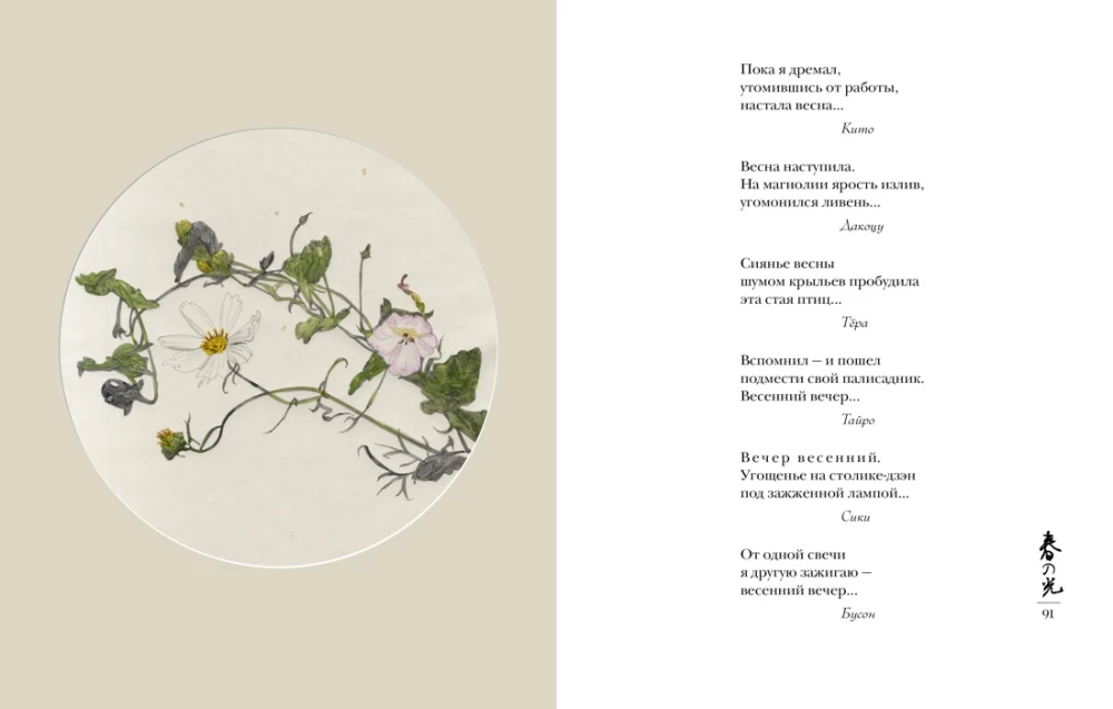 Die Welt in einem Tropfen Tau. Frühling. Sommer. Haiku für alle Zeiten