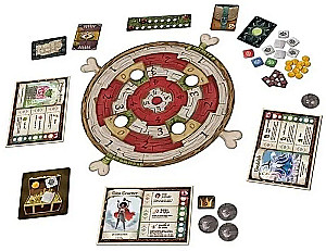 Board Game Heroes of the Dungeon in the Labyrinth of Sinister Storms